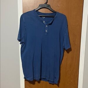 Crown & Ivy Navy Button Down Shirt